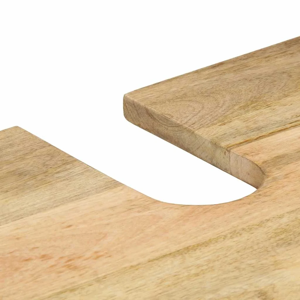 2-dielna súprava kúpeľňového nábytku mangovníkové drevo