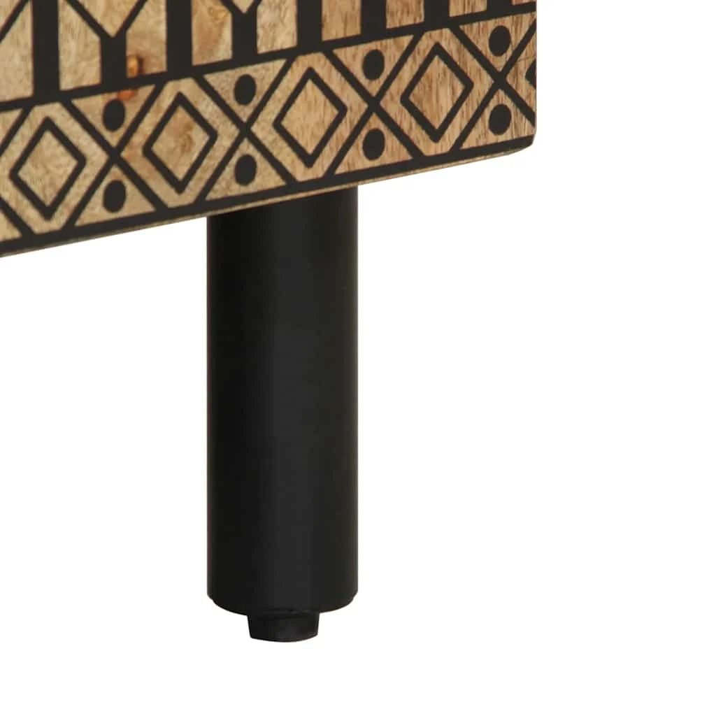 3-dielna súprava kúpeľňového nábytku mangovníkové drevo