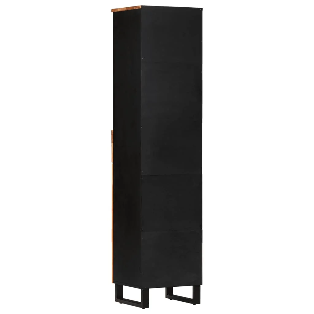 Kúpeľňová skrinka 38x33x160 cm masívne akáciové drevo