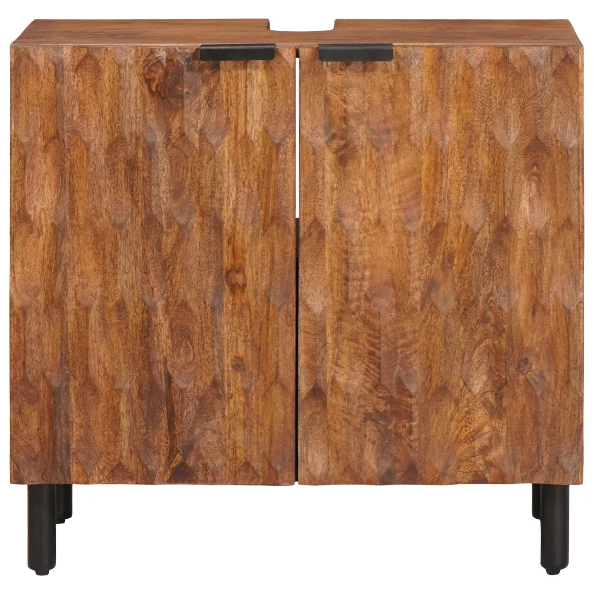 Kúpeľňová skrinka pod umývadlo Jednofarebný Hnedá