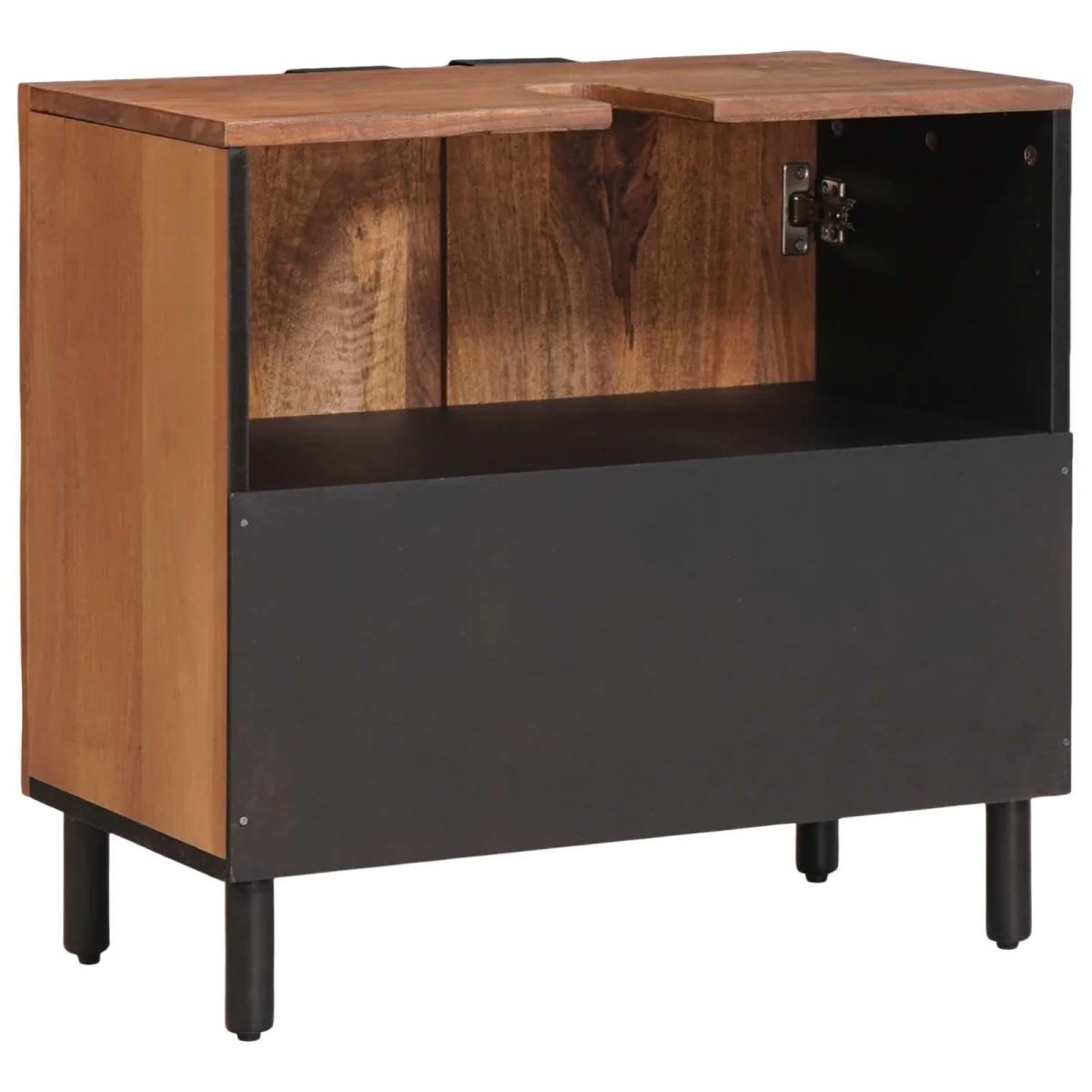 Kúpeľňová skrinka pod umývadlo Jednofarebný Hnedá