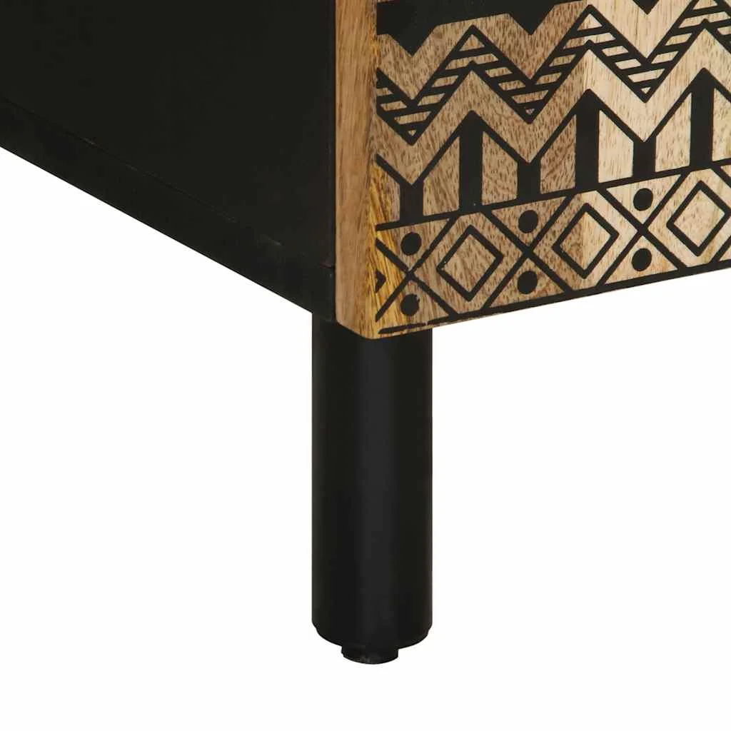 Kúpeľňová skrinka 38x33,5x160 cm Masívne drevo Mango