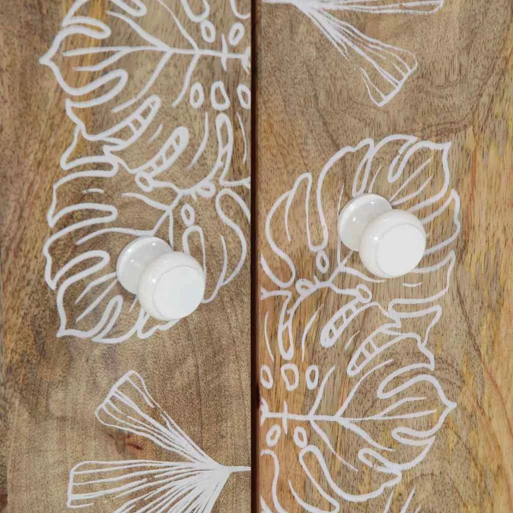 Kúpeľňová skrinka na umývadlo 62x33x58 cm, mangový masív