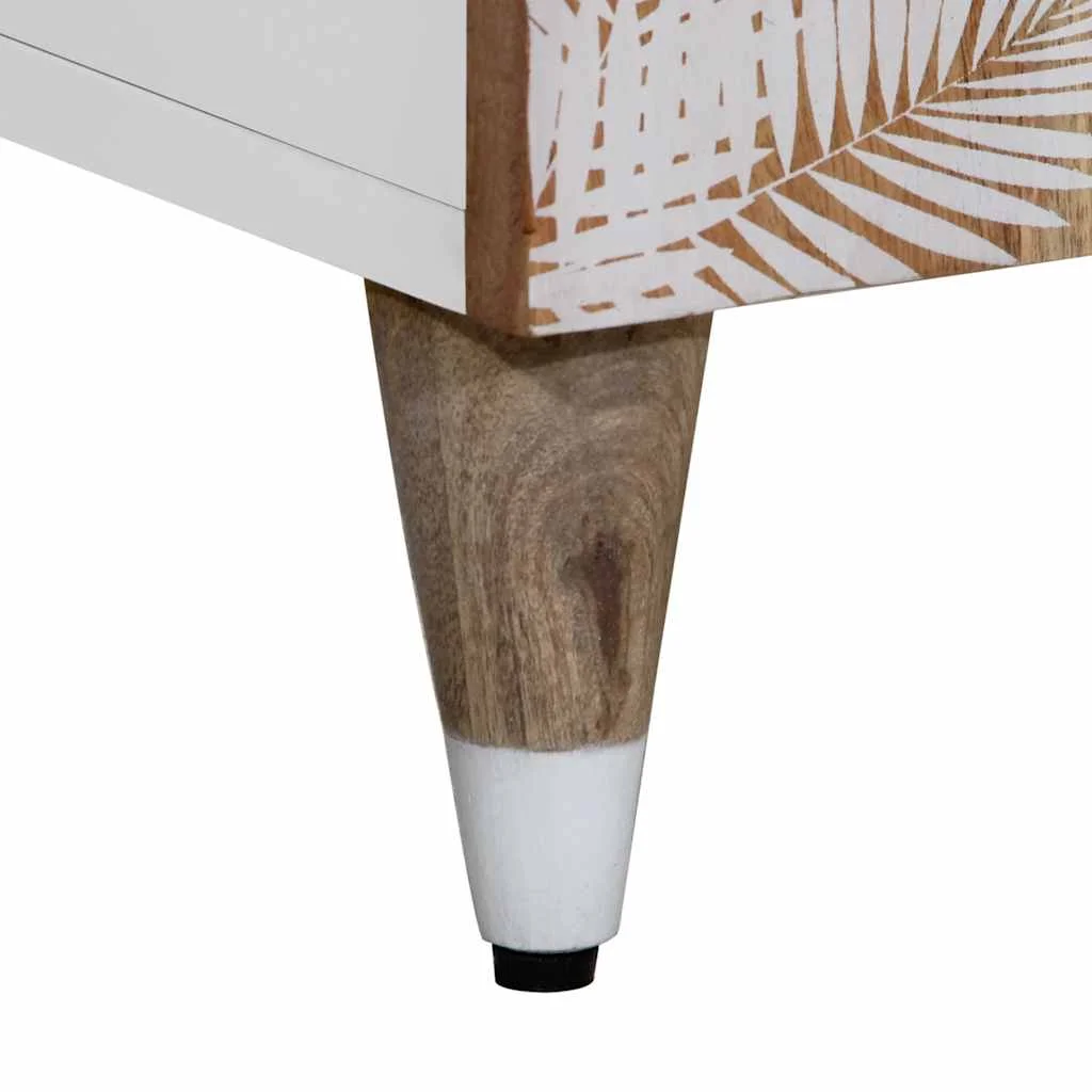 Kúpeľňová skrinka 38x33,5x160 cm Masívne drevo Mango