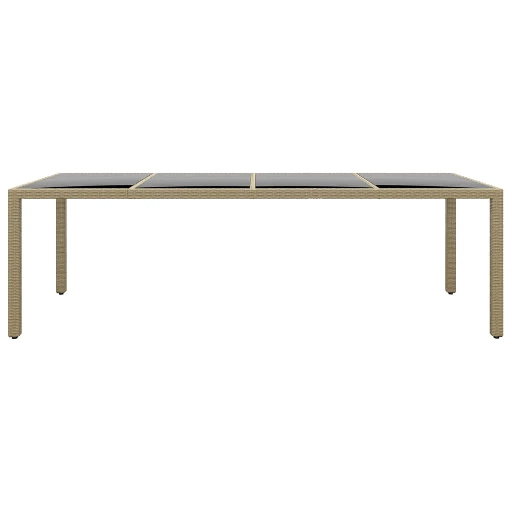 11-dielna záhradná jedálenská súprava polyratan béžová