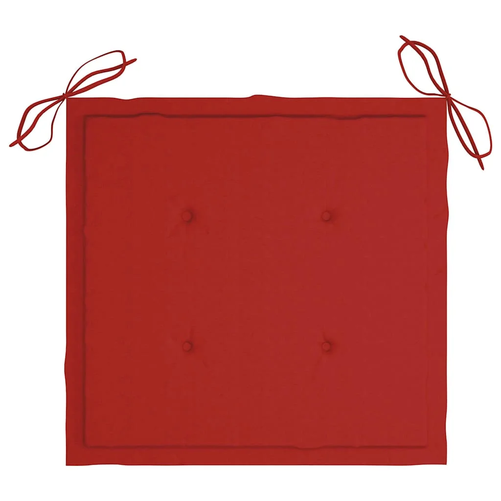 Záhradné stoličky so stolíkom a podložkami, akáciový masív