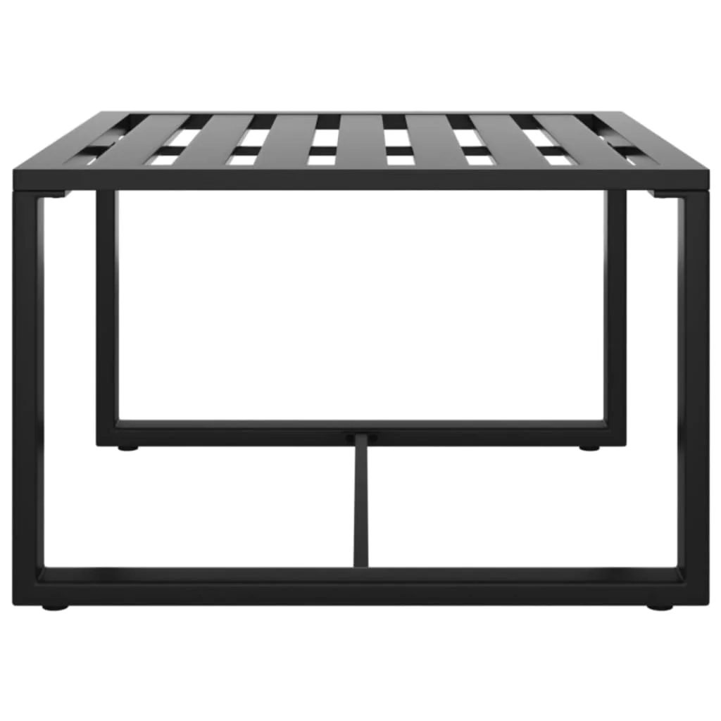 3-dielna záhradná sedacia súprava a sedáky, hliník, antracitová