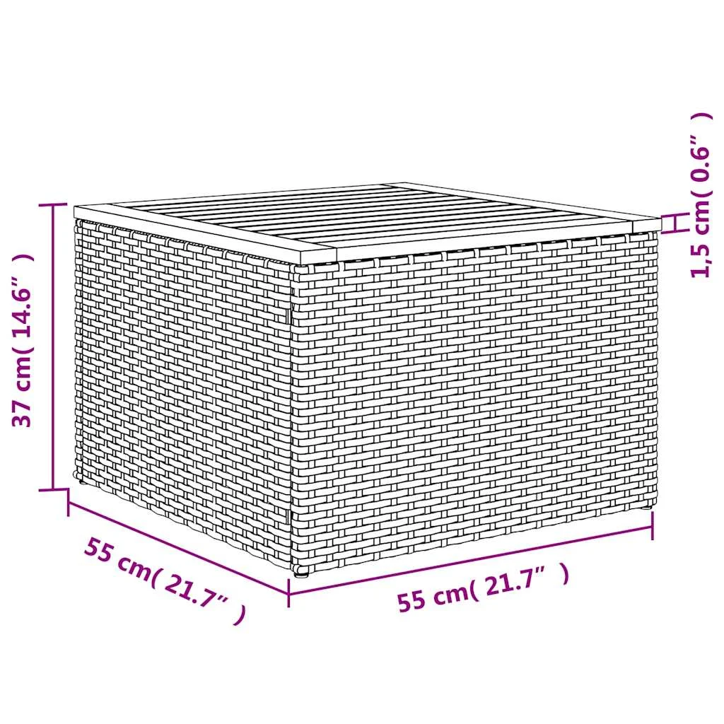 7-dielna záhradná súprava pohoviek s vankúšmi čierna polyratan