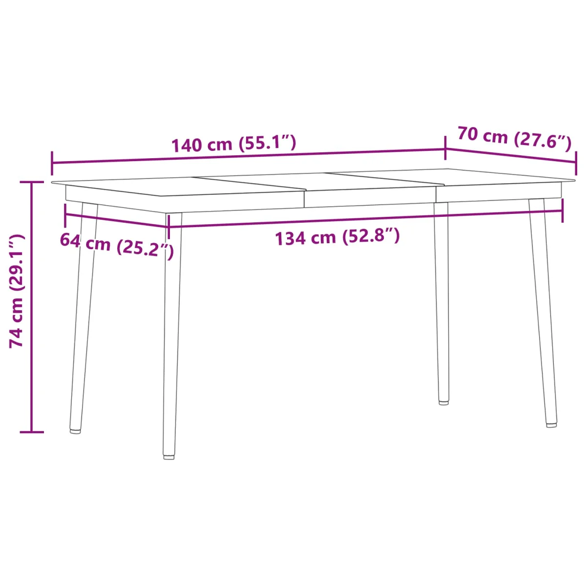 Záhradný jedálenský set s vankúšom 5 pcs Sivá polyratan