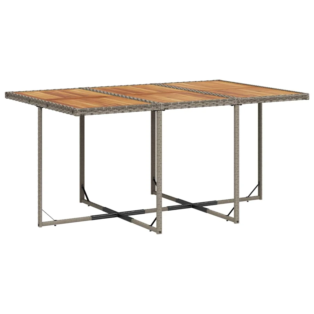 11-dielna záhradná jedálenská súprava s vankúšmi sivá polyratan