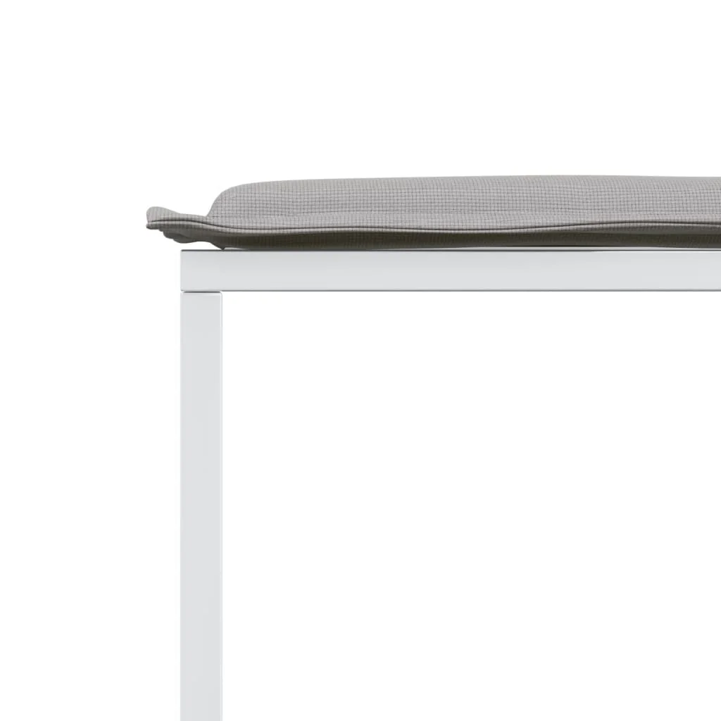 13-dielna záhradná jedálenská súprava s vankúšmi biela textilén