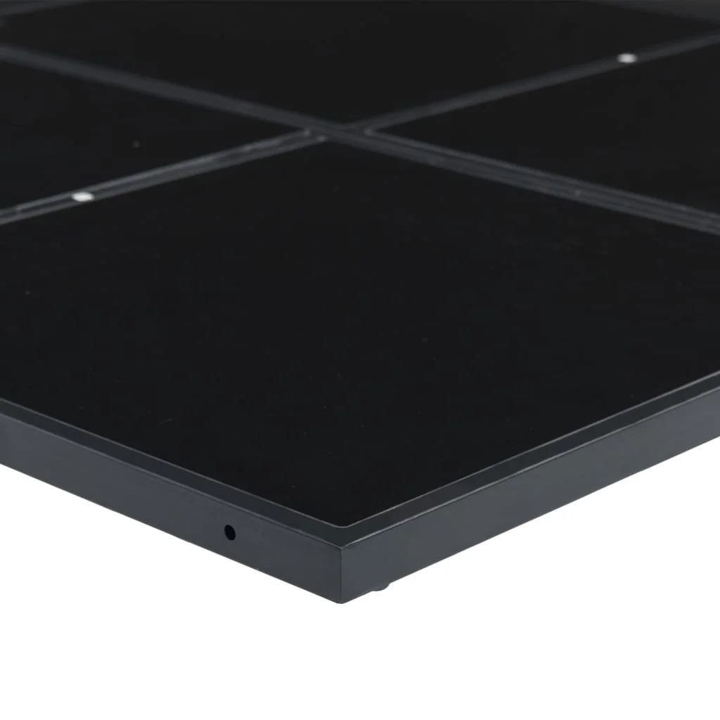 13-dielna záhradná jedálenská súprava čierna textilén