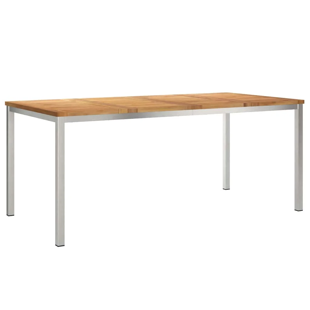 Záhradný jedálenský set 5 pcs Hnedá Husté teakové drevo