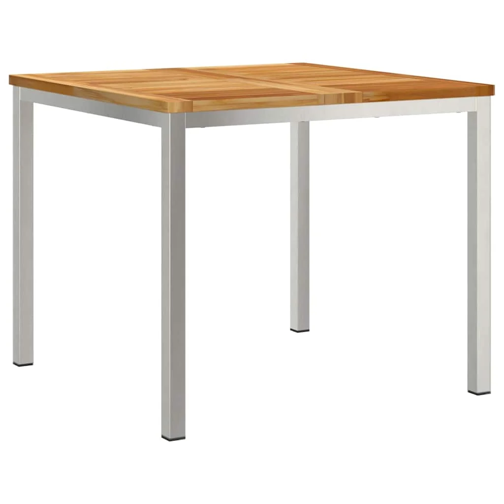 Záhradný jedálenský set 3 pcs Hnedá Husté teakové drevo
