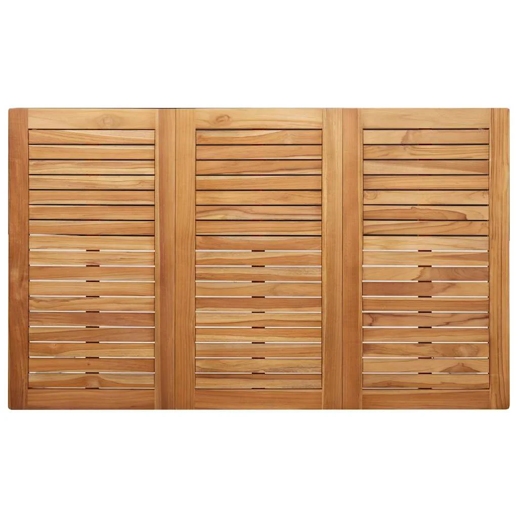 Záhradný jedálenský set 5 pcs Hnedá Husté teakové drevo