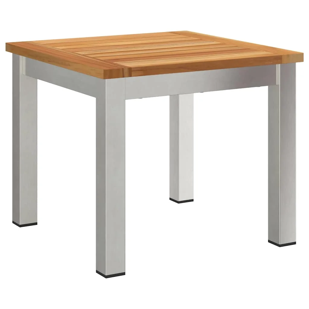 Záhradný jedálenský set 3 pcs Hnedá Pevné akáciové drevo