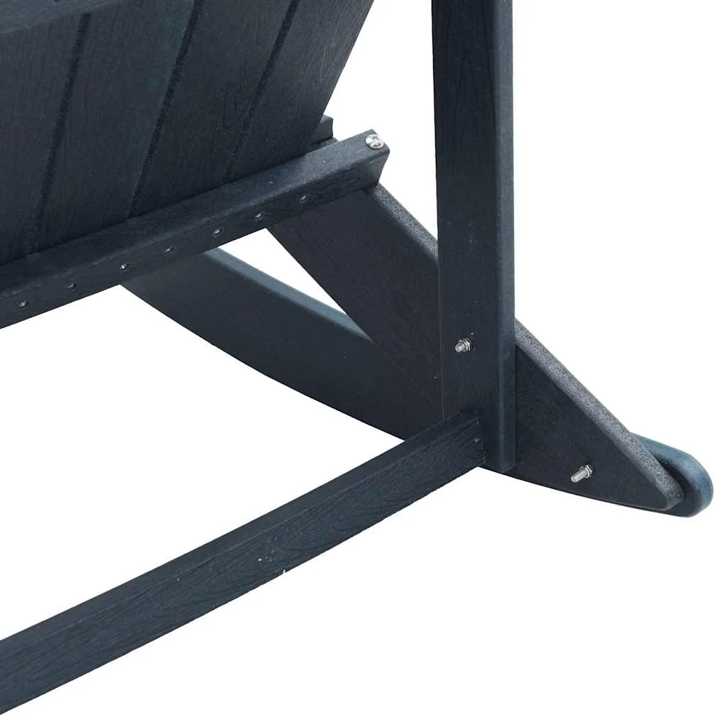 Záhradný lounge set 3 pcs Námornícka modrá HDPE