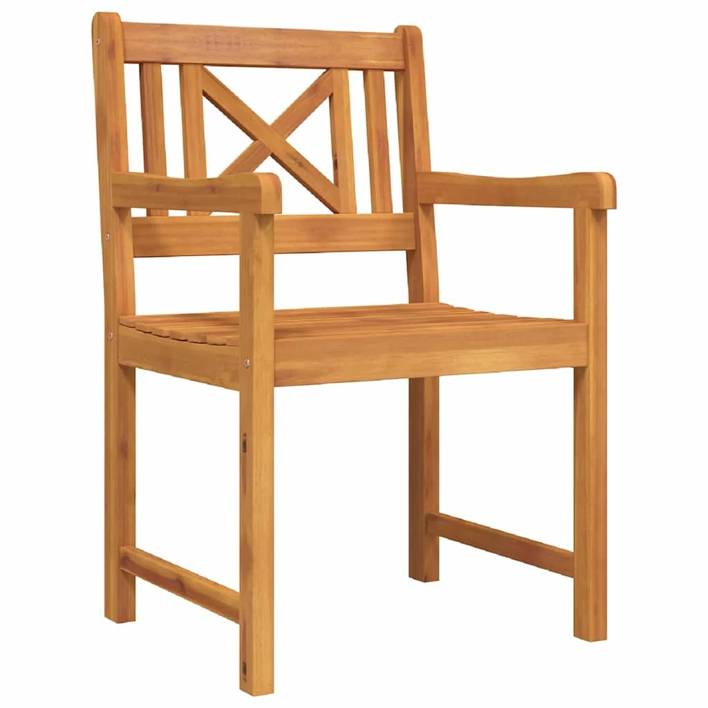 Záhradný jedálenský set 5 pcs Hnedá Akáciový masív