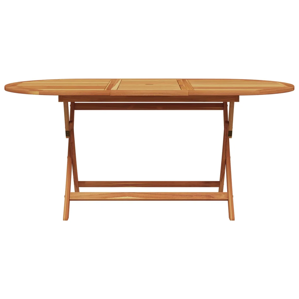 Záhradný jedálenský set 5 pcs Čierna Pevné akáciové drevo