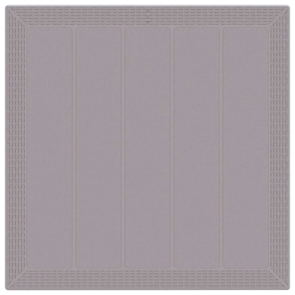 Záhradný jedálenský set 3 pcs Svetlosivá Polt ratan