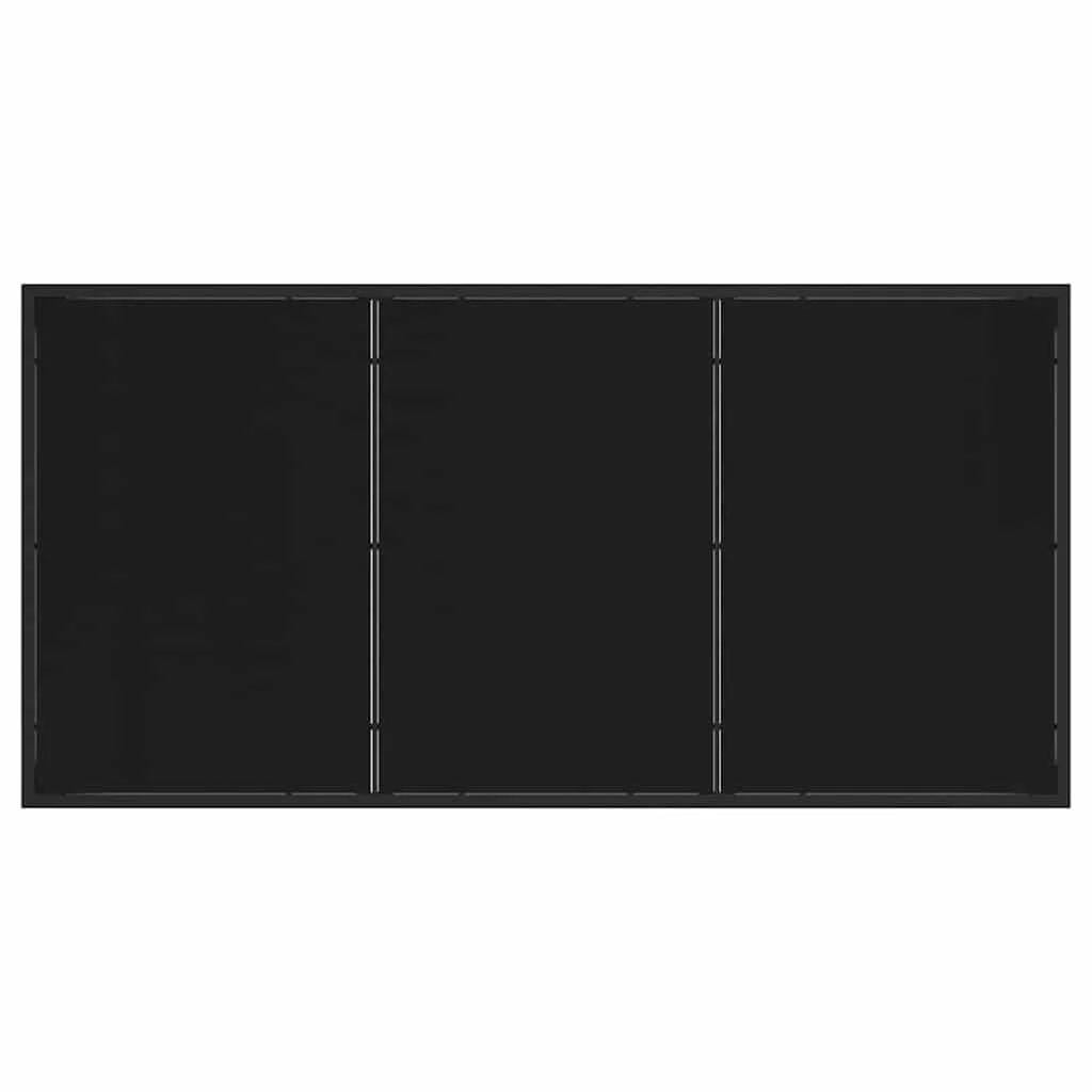 Záhradný jedálenský set 5 pcs Čierna PE ratan