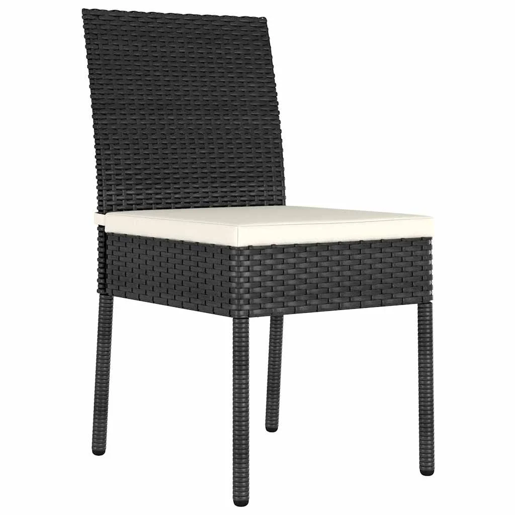 Záhradný jedálenský set 5 pcs Čierna