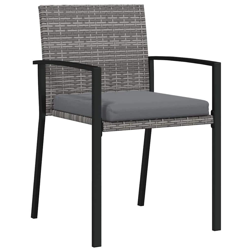 Záhradný jedálenský set 3 pcs Sivá