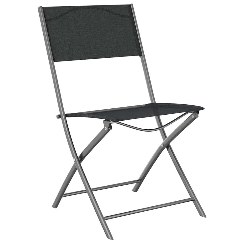Záhradný jedálenský set 7 pcs Čierna