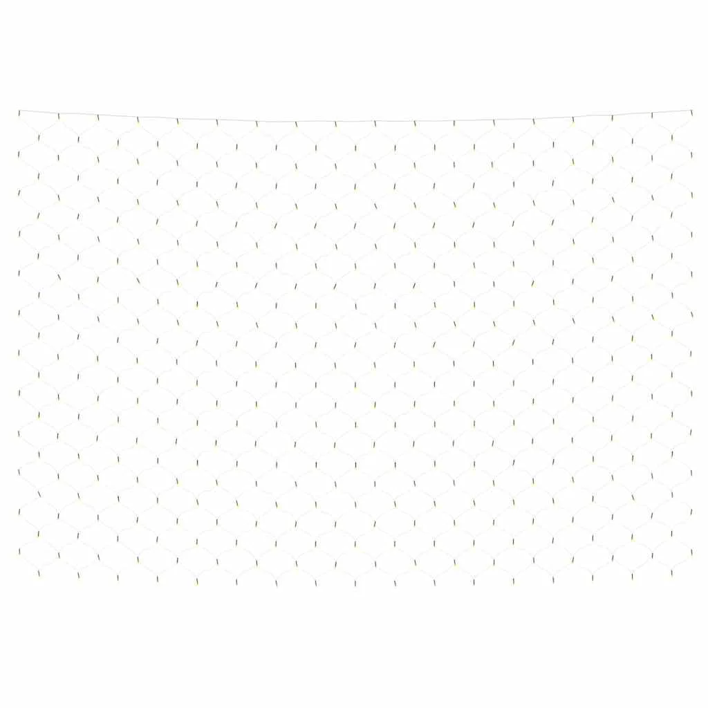 Vianočná svetelná sieť biela 3x2 m 204 LED interiér exteriér