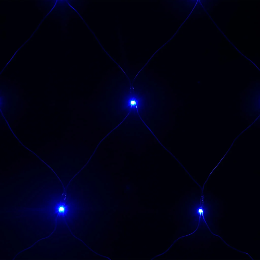 Vianočná svetelná sieť modrá 4x4 m 544 LED interiér exteriér