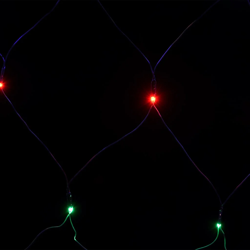 Vianočná svetelná sieť farbná 4x4 m 544 LED interiér exteriér