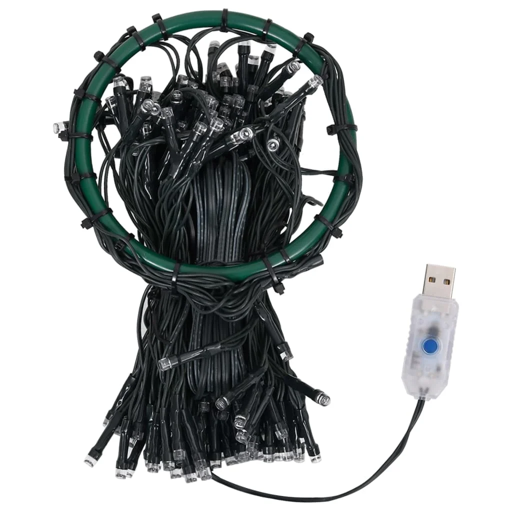 Svetelná sieť na vianočný stromček 150 LED, modrá 150 cm