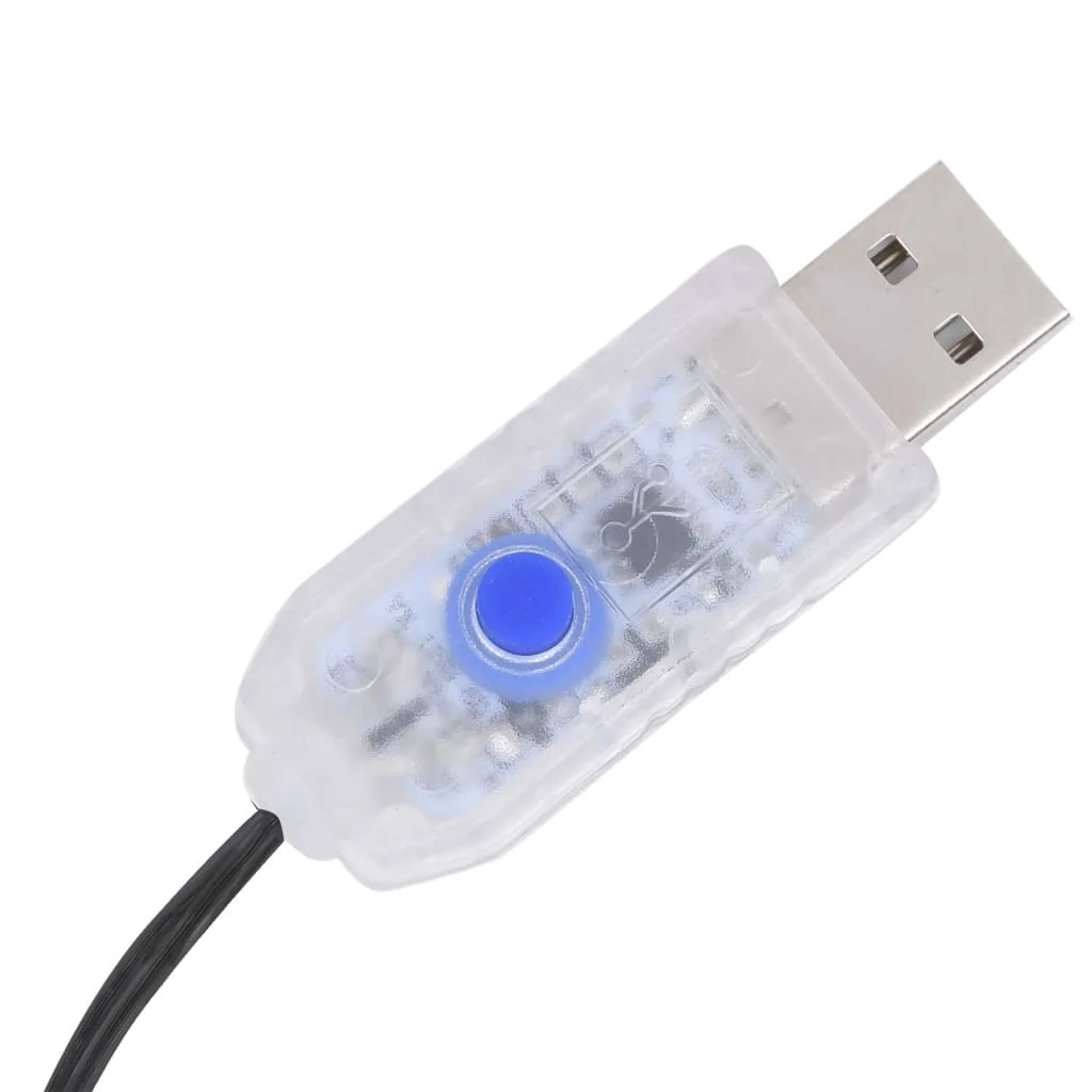 Svetelná sieť na vianočný stromček 150 LED, modrá 150 cm