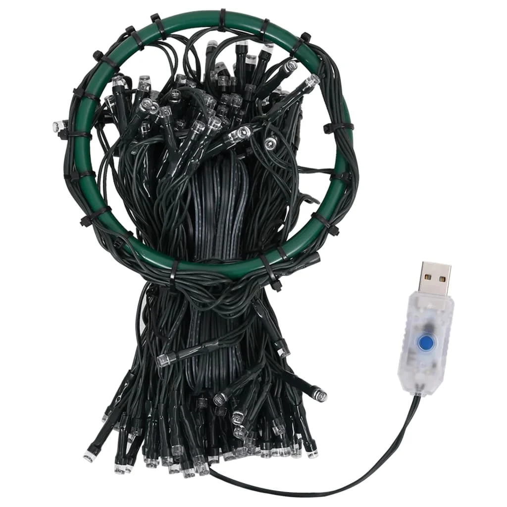 Svetelná sieť na vianočný stromček 150 LED, farebná 150 cm
