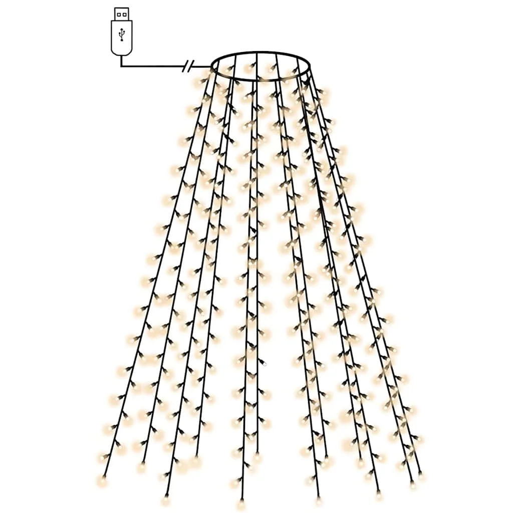 Svetelná sieť na vianočný stromček 180 LED, 180 cm