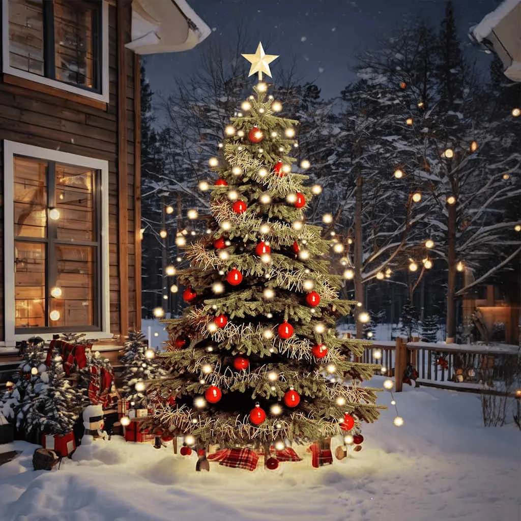 Svetelná sieť na vianočný stromček 210 LED, 210 cm