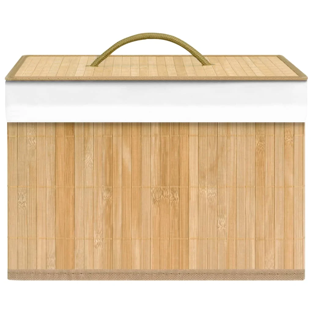 Bambusové úložné boxy 4 ks