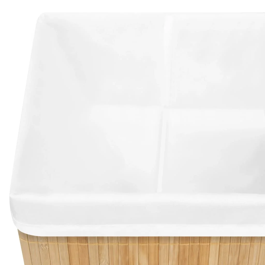 Bambusové úložné boxy 4 ks