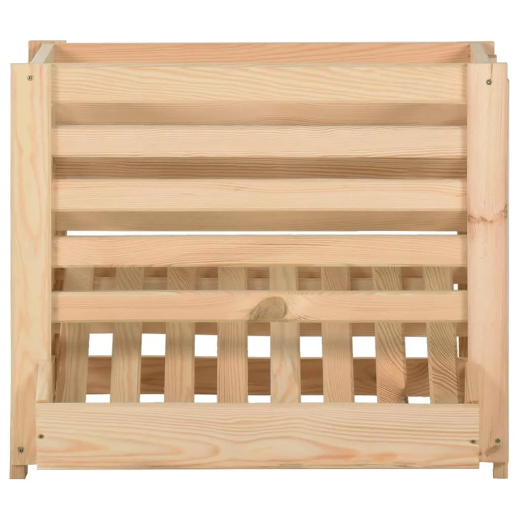 Box na zemiaky 60x40x50 cm masívne borovicové drevo