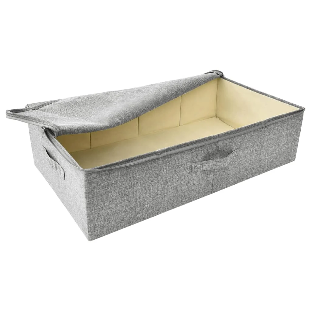 Úložné boxy 2 ks látkové 70x40x18 cm sivé