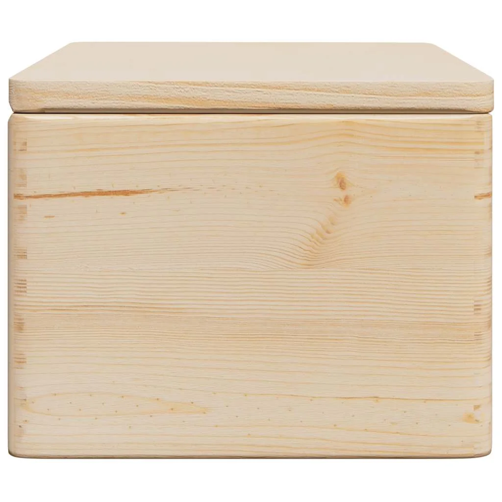 drevená krabička s vekom 40x30x23 cm masívna borovica