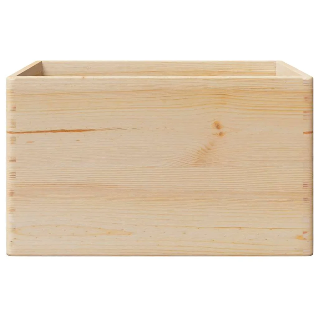 Drevená škatuľka s rúčkami 40x30x23 cm masívna borovica