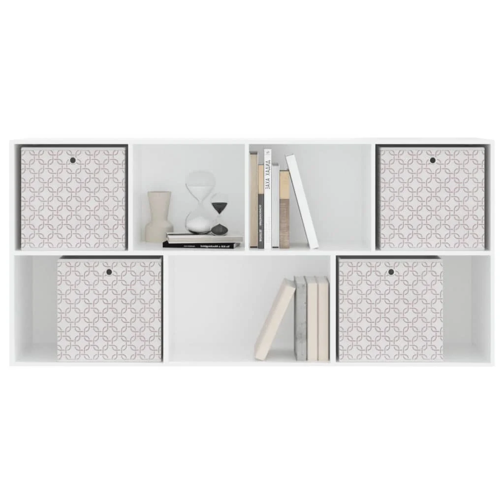 skladacie úložné boxy 4 ks Krémovo 32x32x32 cm Netkaná textília