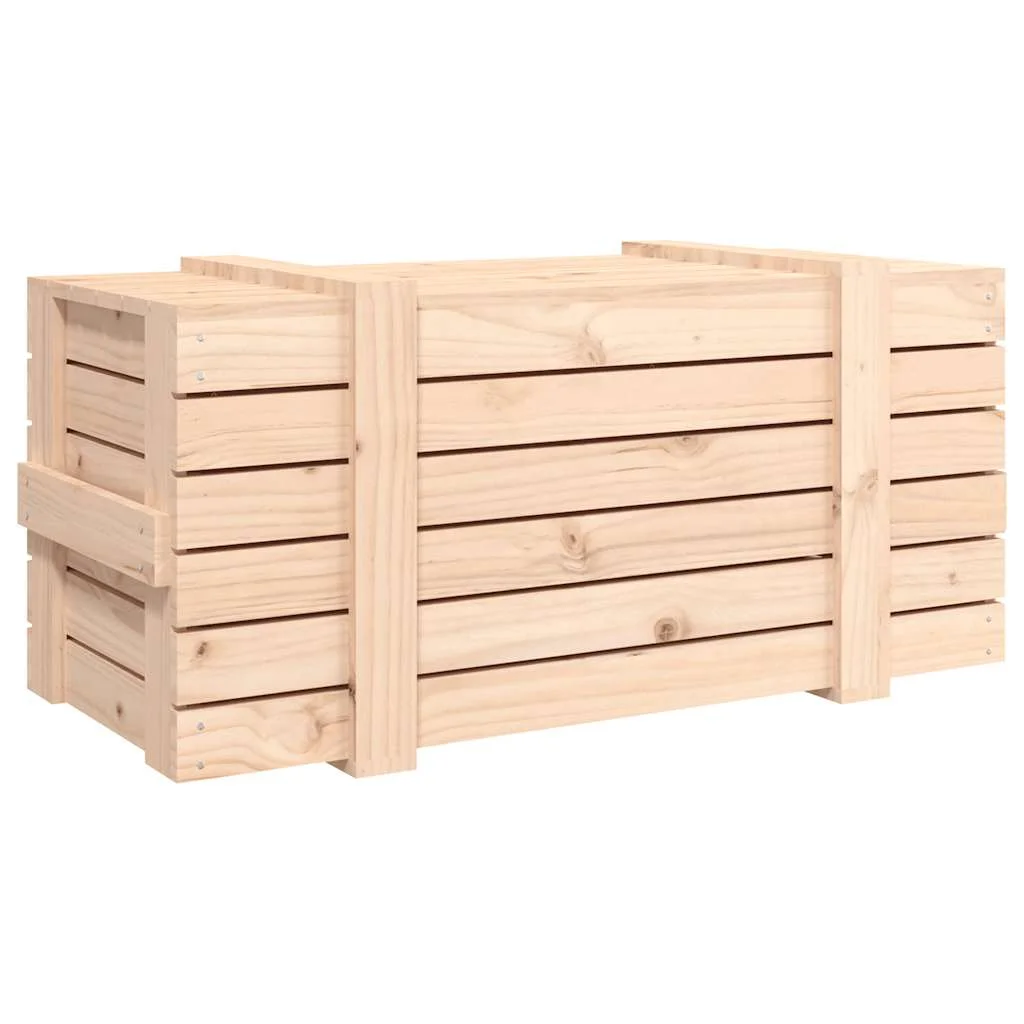Úložný box 91x40,5x42 cm masívna borovica