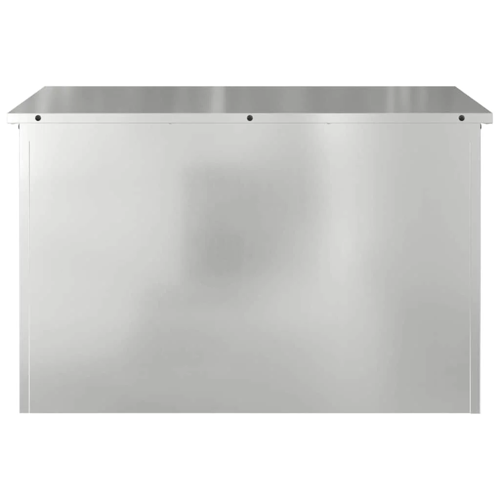 Vonkajšia úložná krabica Strieborná 80 x 50,5 x 50 cm Oceľ