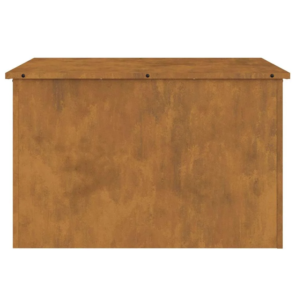 Vonkajšia úložná krabica Hrdzavý 80 x 50,5 x 50 cm Oceľ