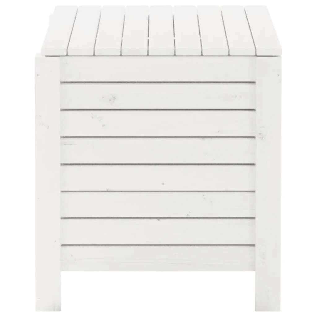 Úložný box s vekom RANA biely 100x49x54 cm borovicový masív