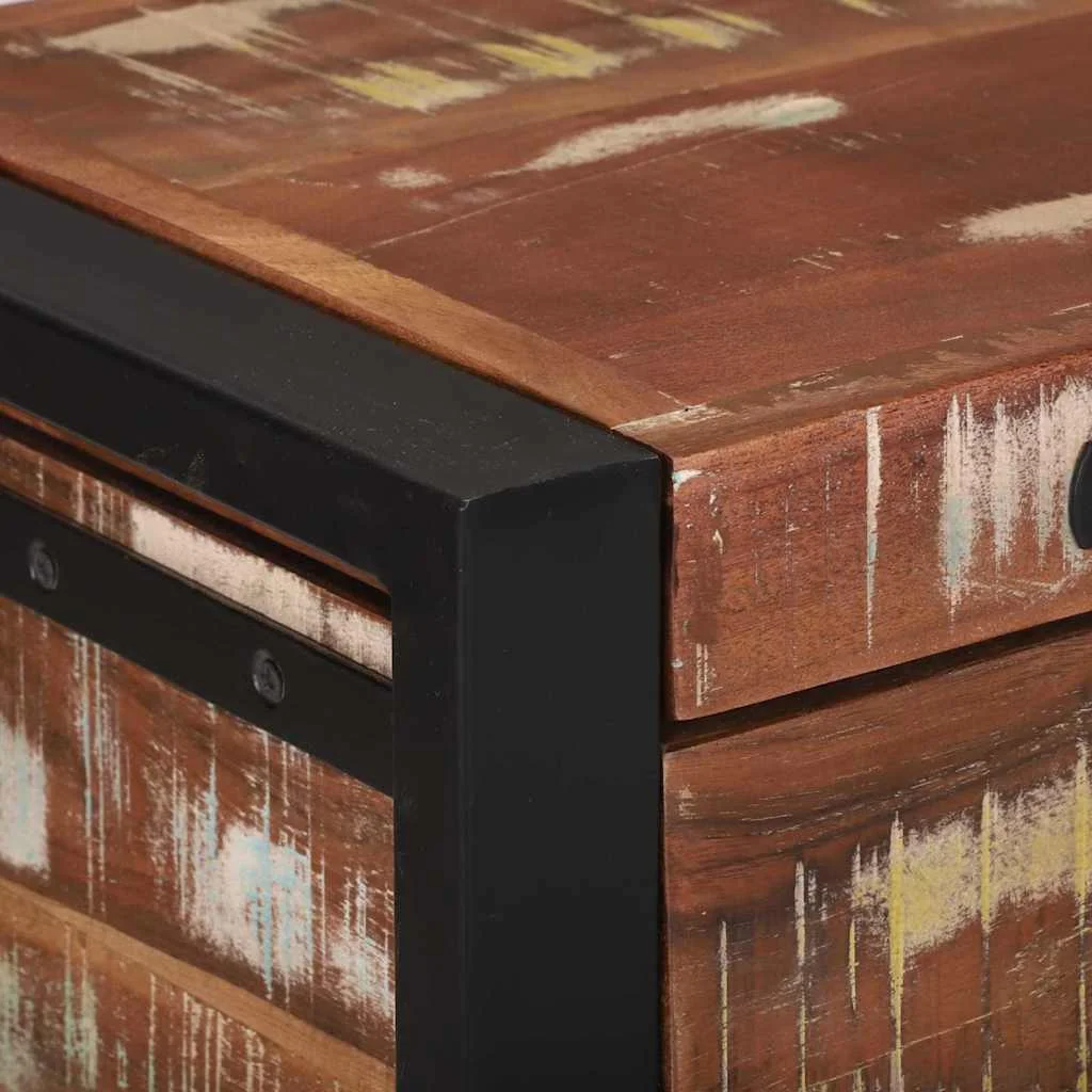 Úložné truhlice Viacfarebný 80 x 30 x 30 cm Recyklovaný masív