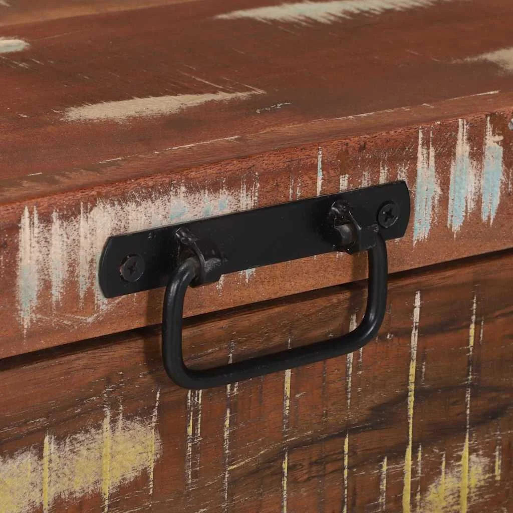 Úložné truhlice Viacfarebný 80 x 30 x 30 cm Recyklovaný masív