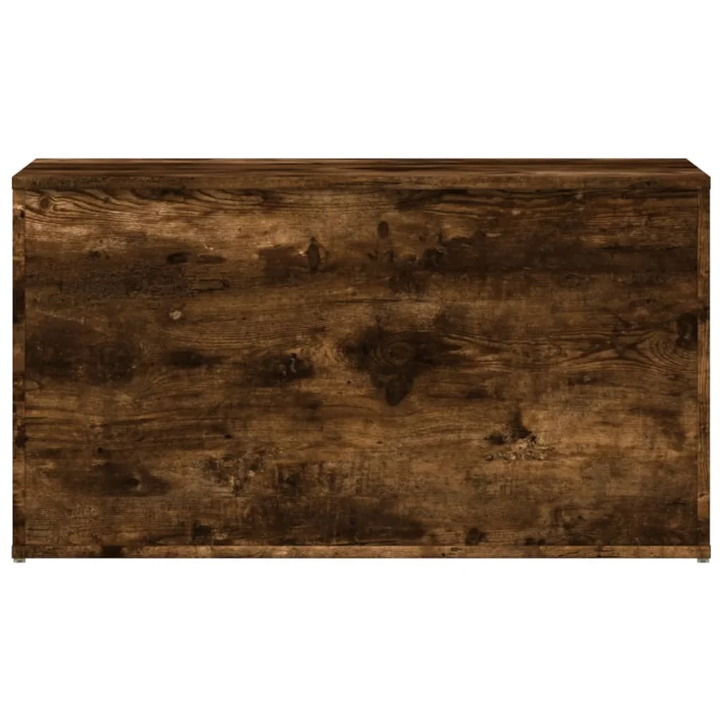 Úložná truhlica tmavý dub 84x42x46 cm spracované drevo